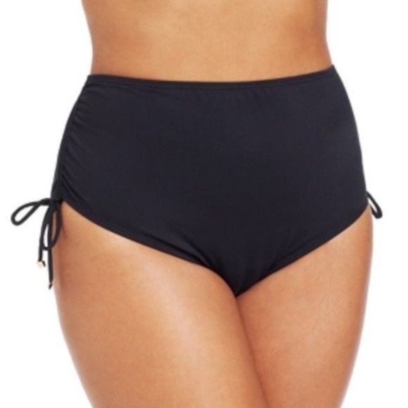MICHAEL Michael Kors Other - Michael Kors Plus High-Waist Side-Tie Swim Bottoms